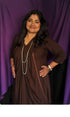 Brown Butterfly Dress